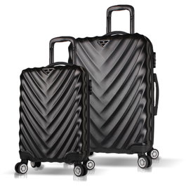 Zoozie Bags Juego de maletas de 2 piezas Negro